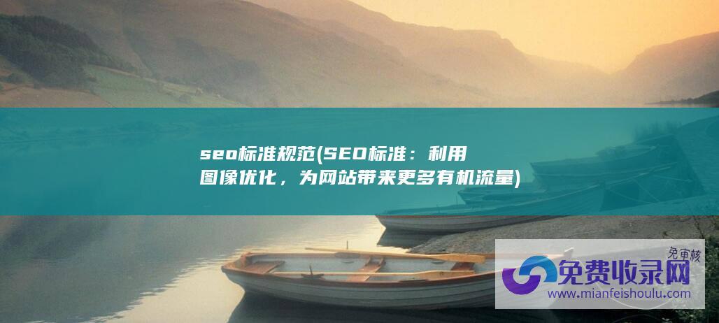 seo标准规范 (SEO标准：利用图像优化，为网站带来更多有机流量)