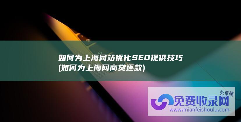 如何为上海网站优化SEO提供技巧 (如何为上海网商贷还款)
