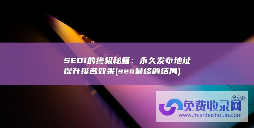 SEO1的终极秘籍：永久发布地址提升排名效果 (seo最终的结局)